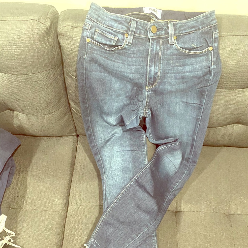 Paige Hoxton Raw Hem Jeans